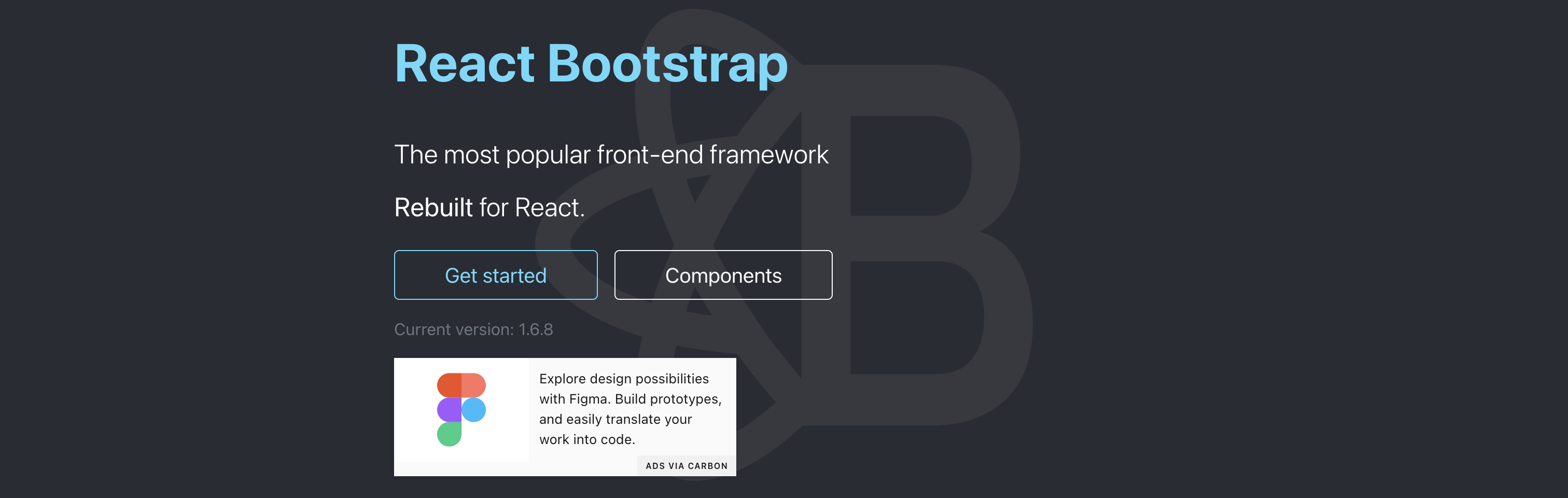 React Bootstrap