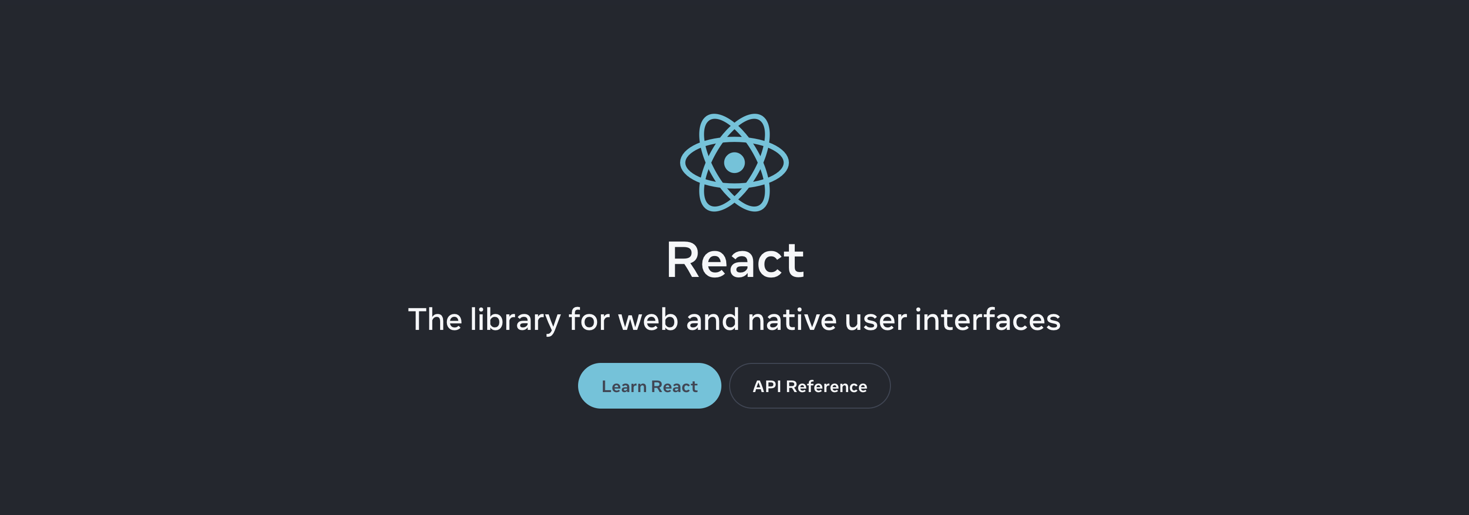 React